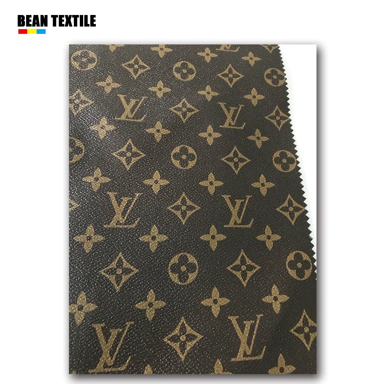 Classic LV vinyl crafting leather fabric for bag