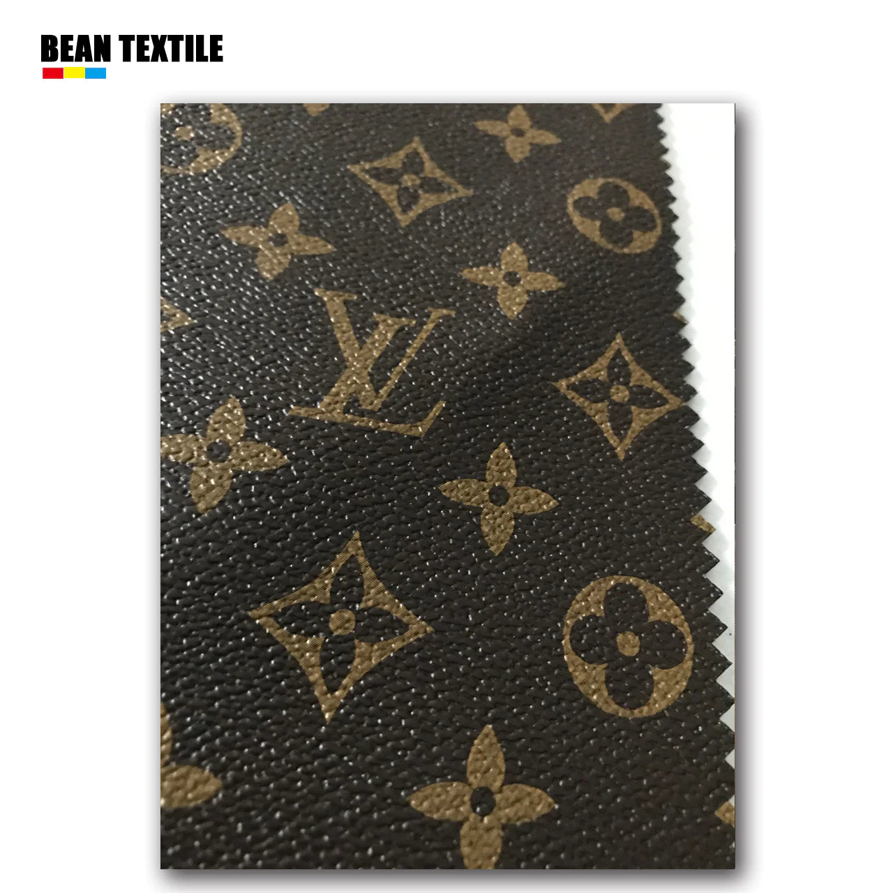 Classic LV vinyl crafting leather fabric for bag