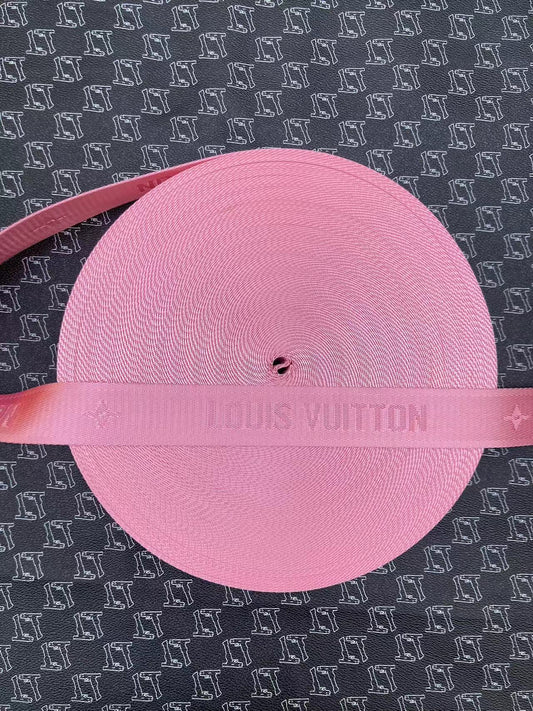 Pink LV Bag Straps for DIY Sewing Handmade Bag Repair