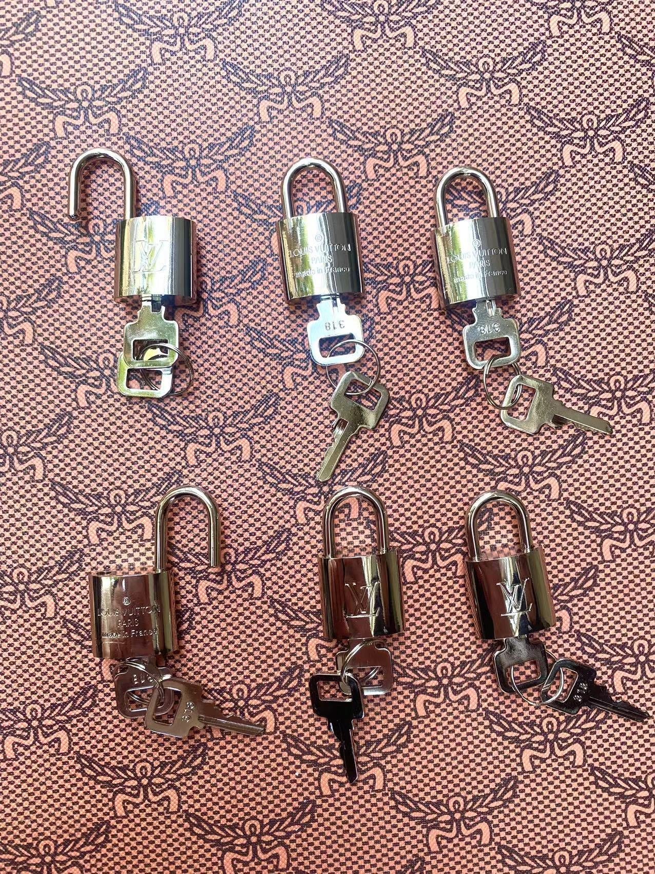 Silver LV Lock for Custom DIY Bag Repair Handmade Accessory