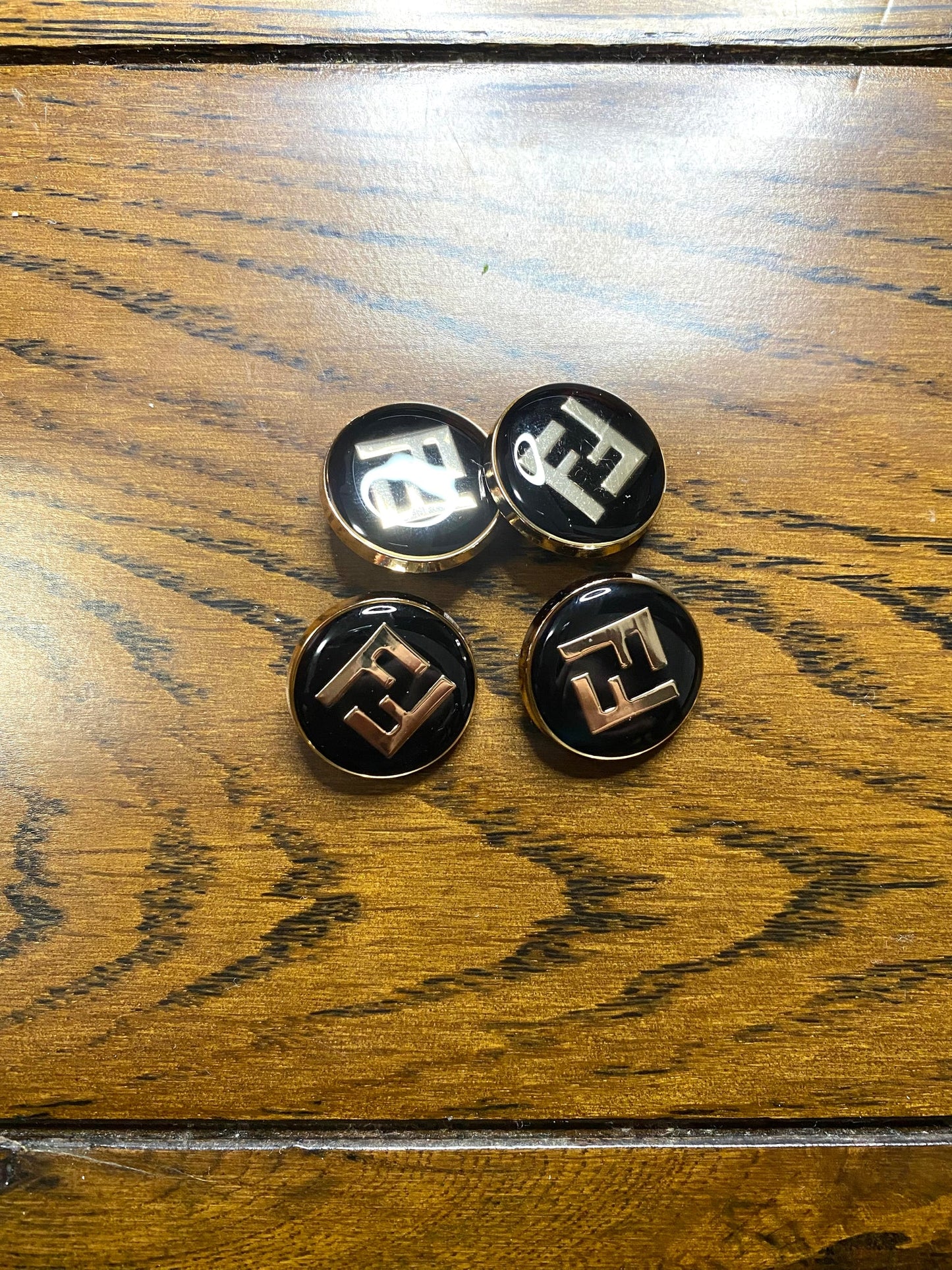 Fendi FF Button for Custom Handmade Bespoke Apparel Accessory