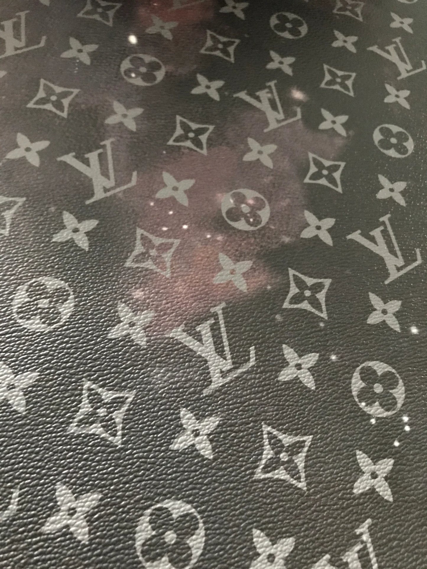 New Trending Galaxy LV Leather Fabric for Bag Shoe Customs