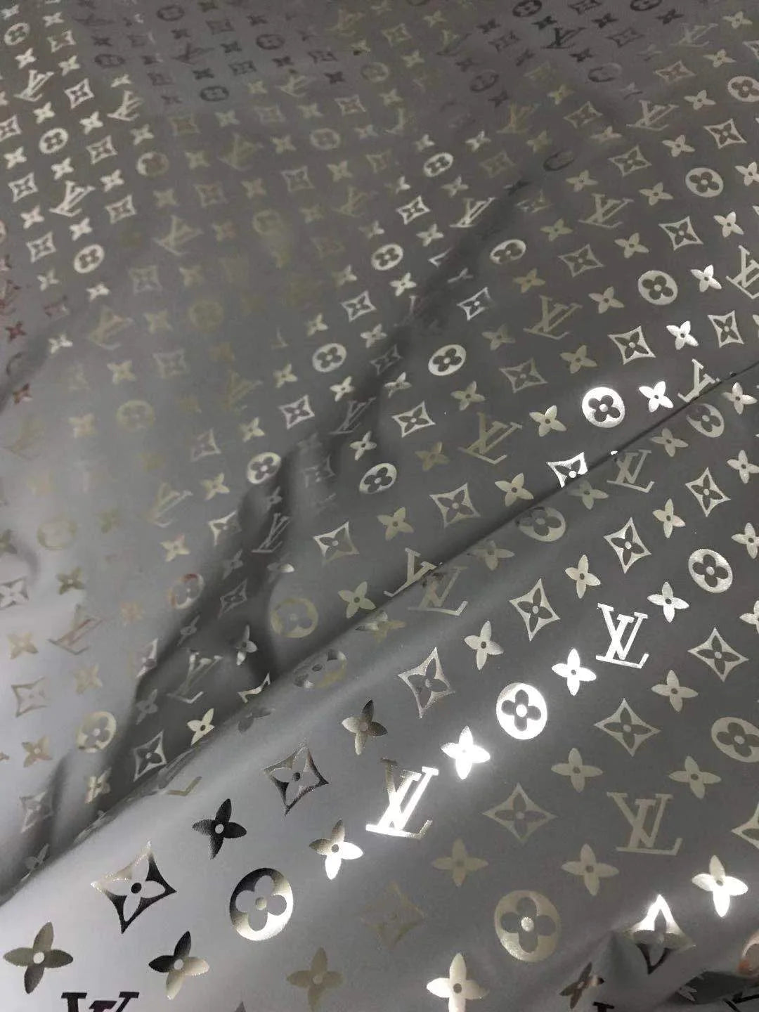 Reflective Sliver LV Custom Fabric