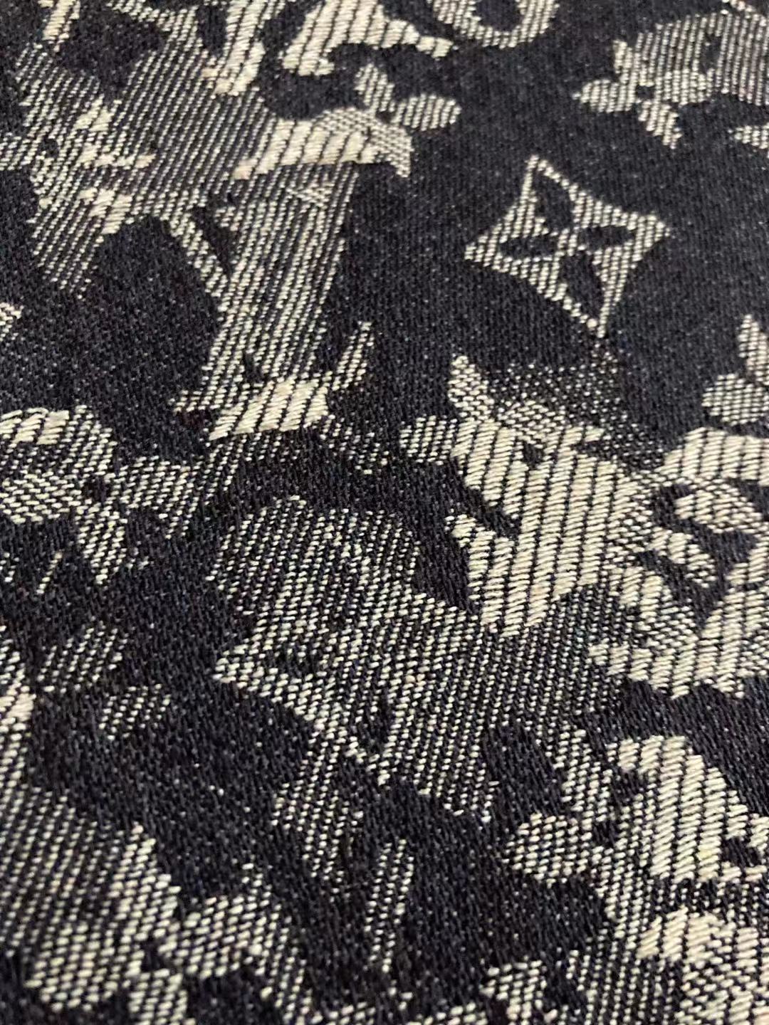 LV Denim Camouflage Cotton Fabric for Custom Jacket