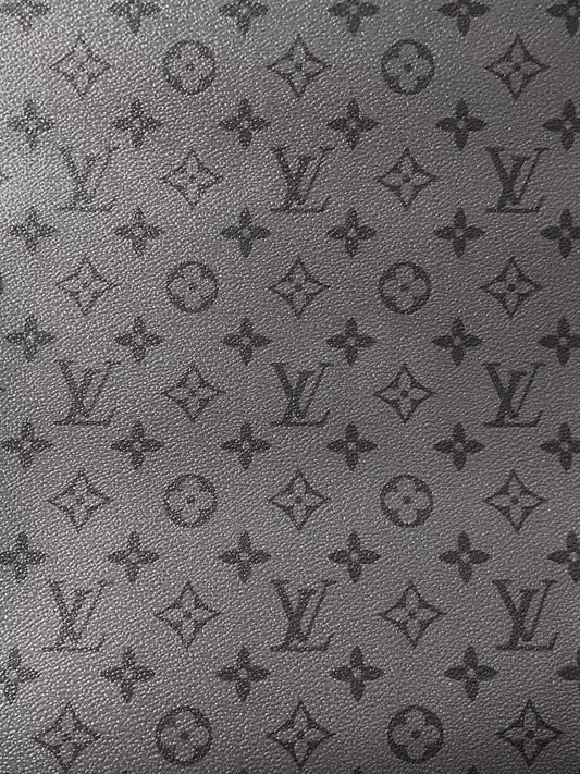 Premium Grey Black LV Leather for Wallet Custom Sneakers