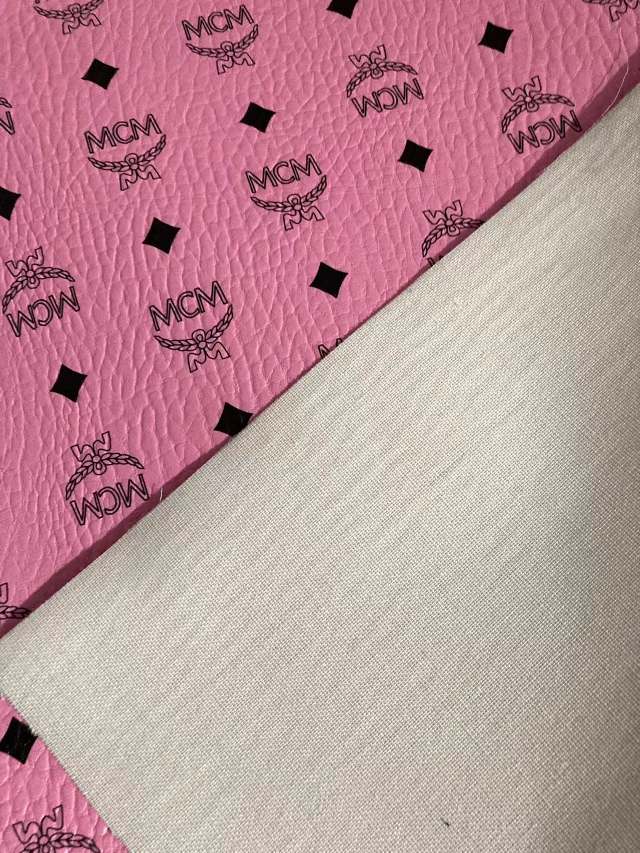 Pink MCM Leather Vinyl for Custom Sneakers