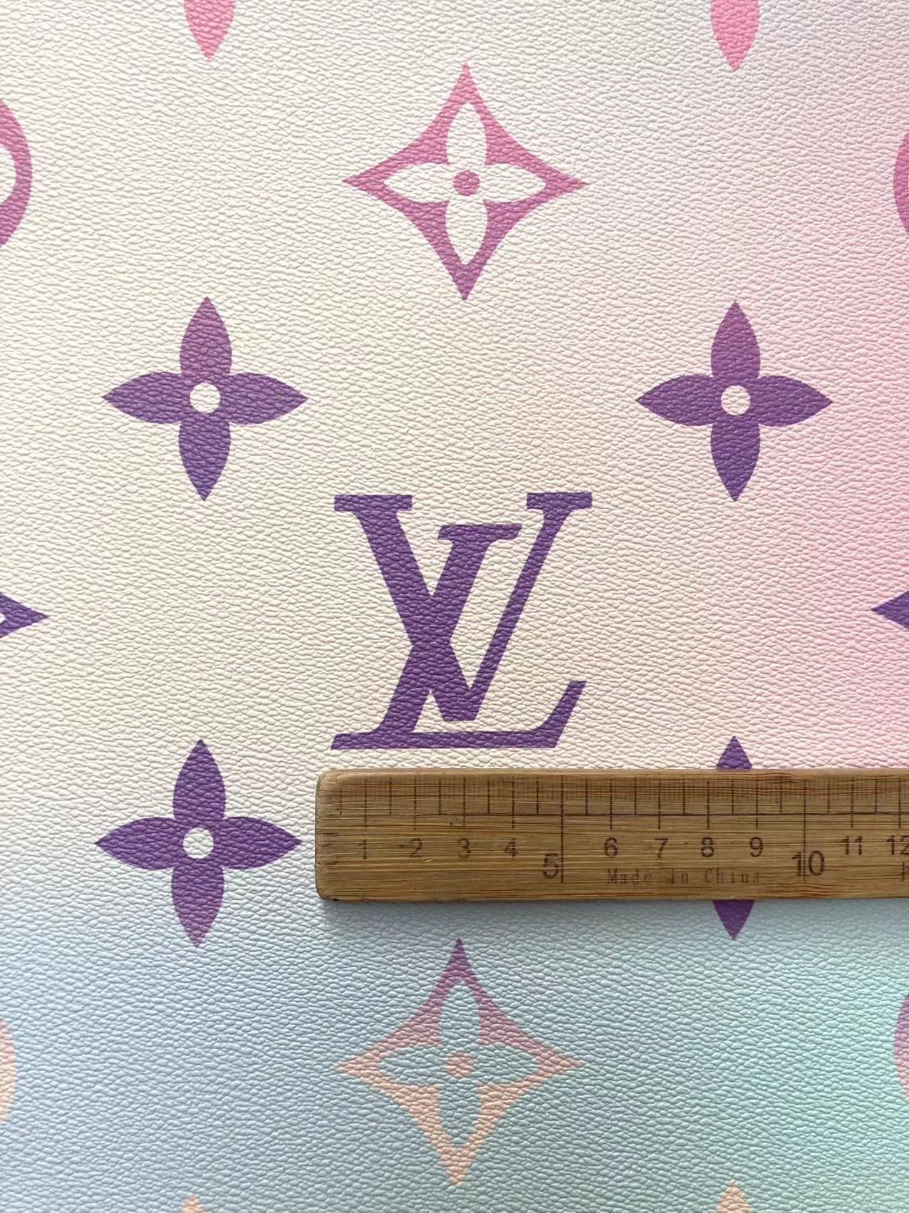 Light Pink Blue By the Pool LV Vinyl for Custom