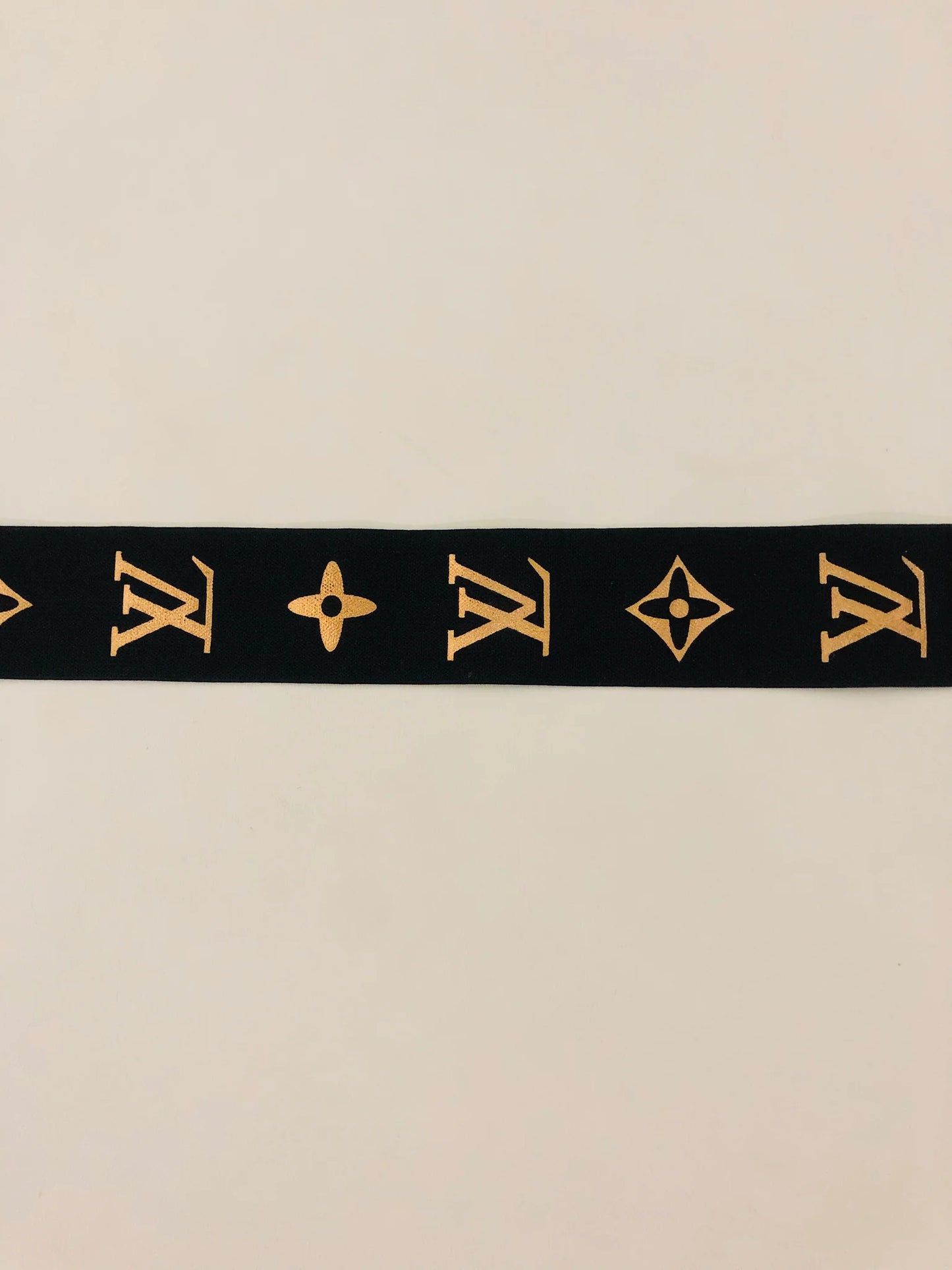 Golden Bronzing LV Elastic Band Straps