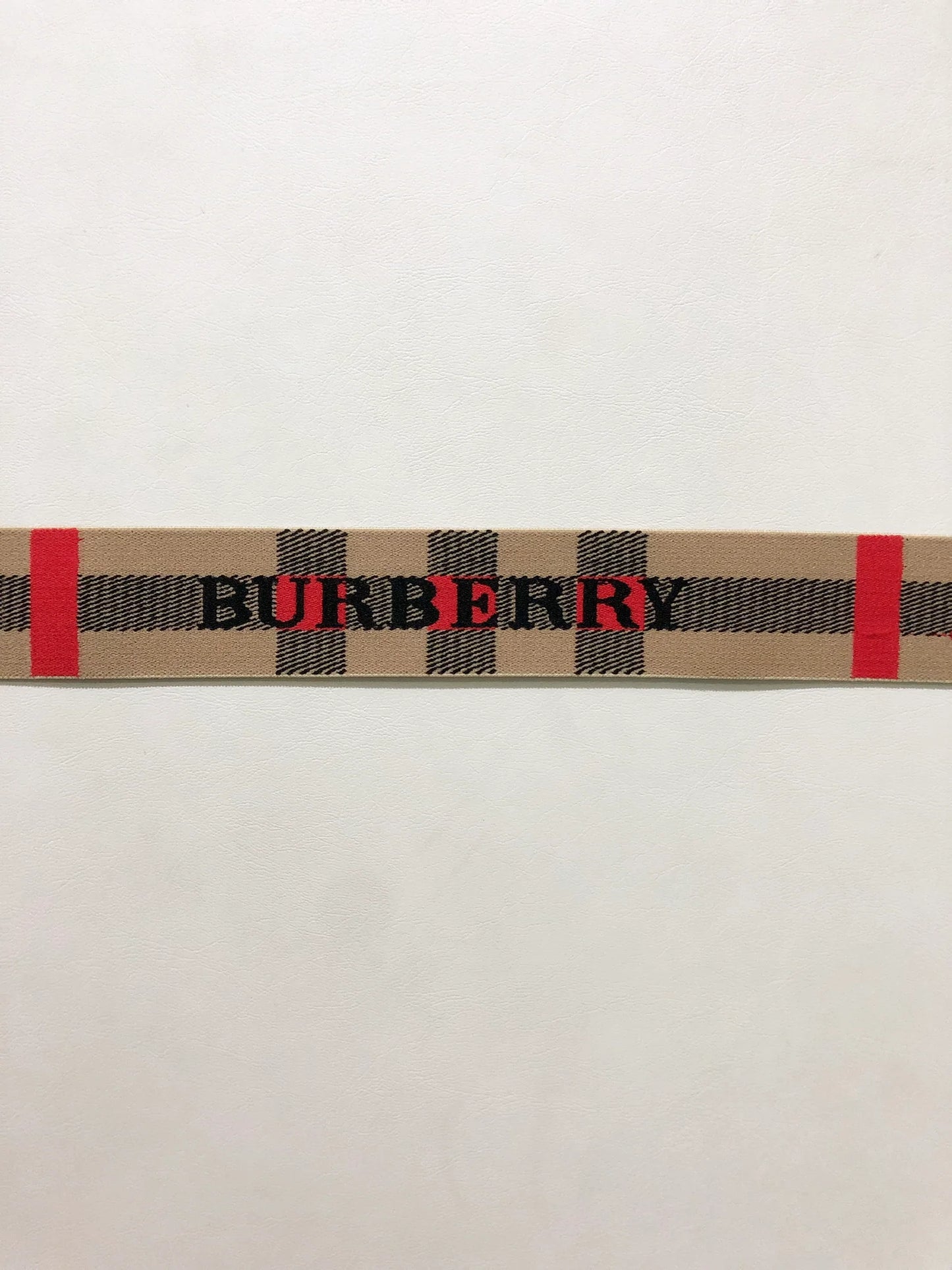 Burberry Check Elastic Band Straps