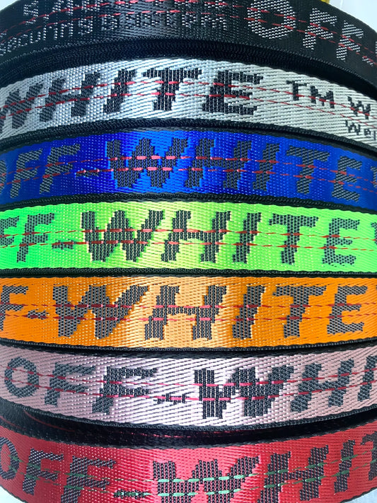 Off-White Wrap Non-Stretch Straps for Custom Sneakers