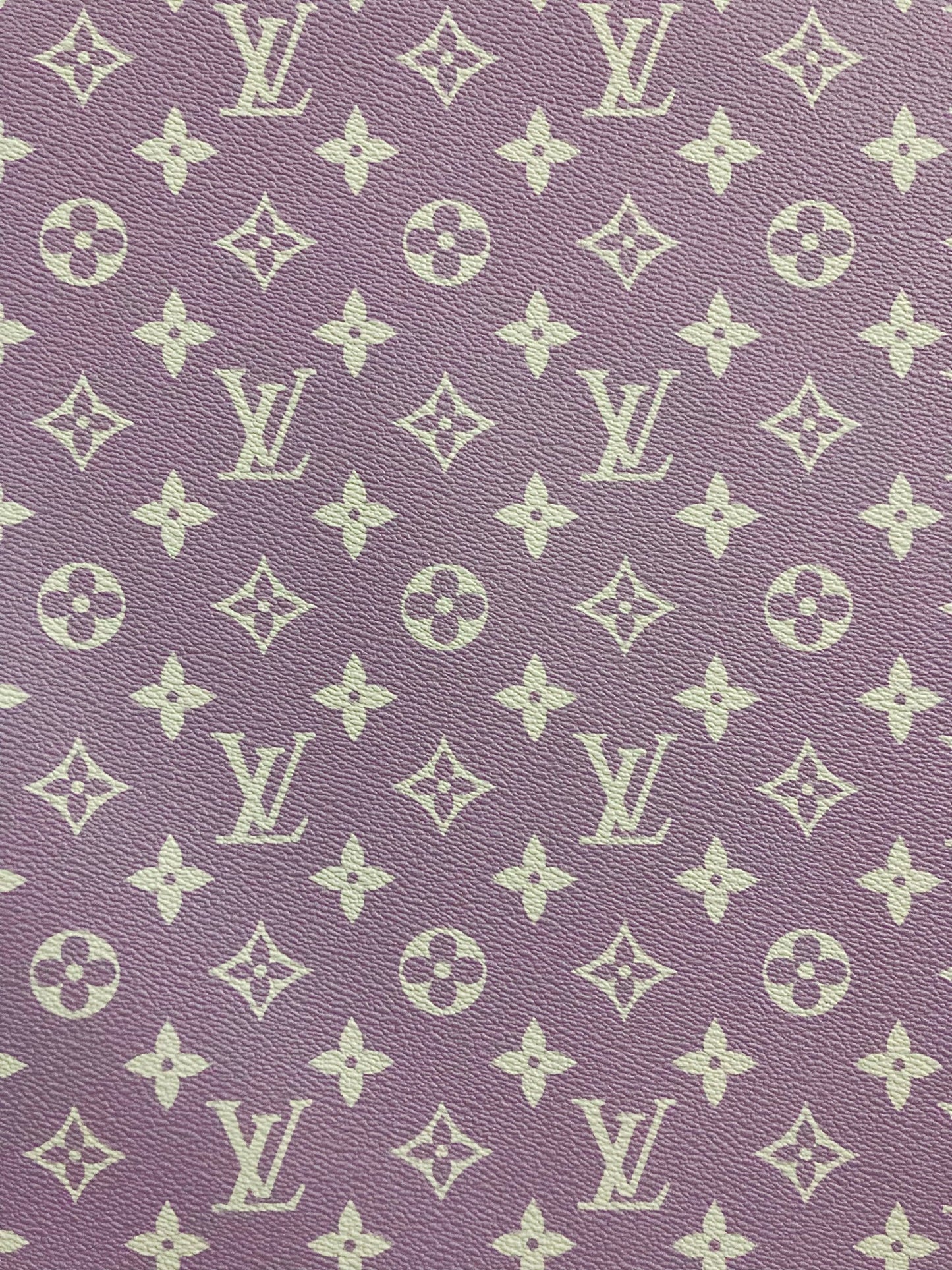 Custom Designer Leather Light Purple Lv for Sneaker Upholstery