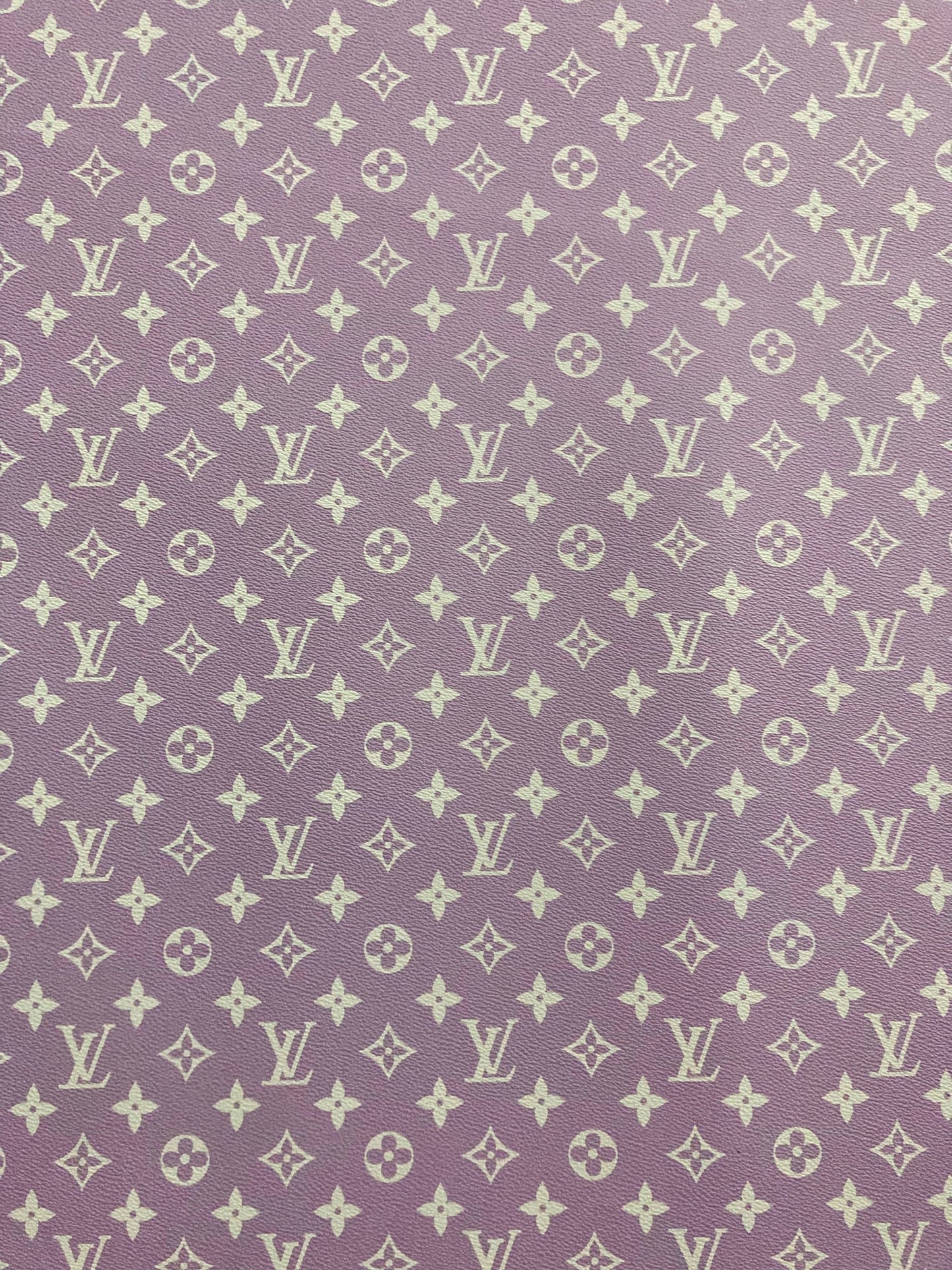 Custom Designer Leather Light Purple Lv for Sneaker Upholstery