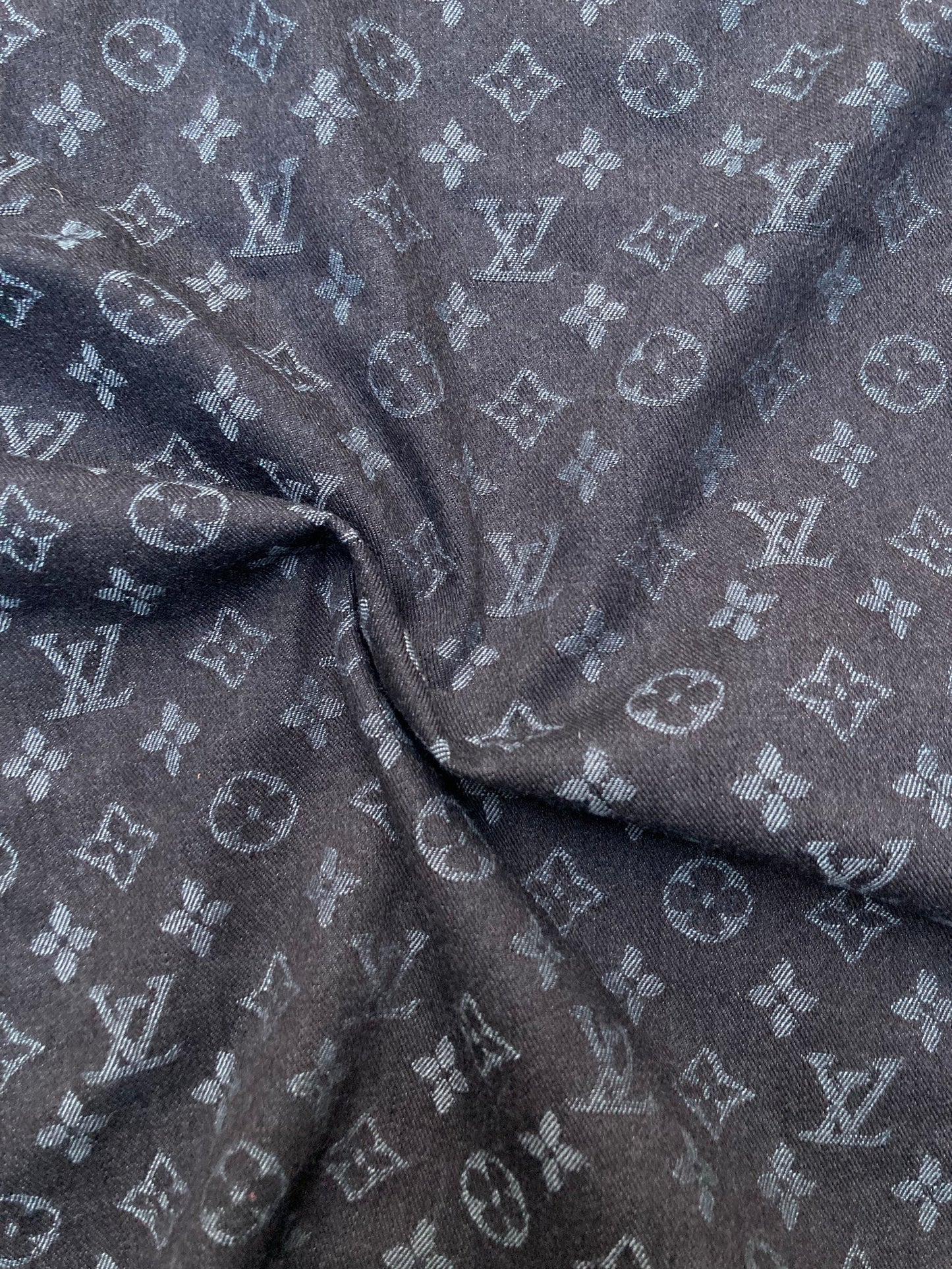 Black Denim LV Fabric – MusashinoFabric